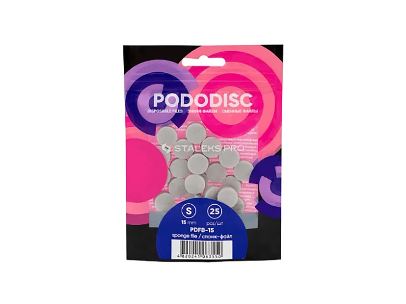 PODODISC STALEKS PRO S спонж-файл для педикюрного диска (25 шт)